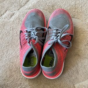Neon Pink Nike Flyknits